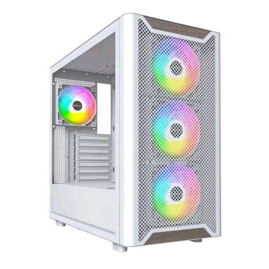 Komputer do Battlefield 6 XR Wood White AMD Ryzen 5 9600X 32GB DDR5 RX 9070 16GB 1TB 850W  W11Pro czarna